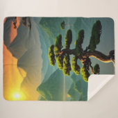 Bonsai Sherpa Blanket Sherpadecke (Vorderseite (Horizontal))