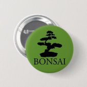 Bonsai Silhouette Button (Vorne & Hinten)