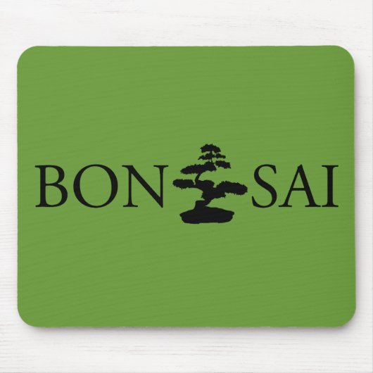 Bonsai Silhouette Mousepad (Vorne)