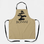 Bonsai Silhouette Schürze (Vorderseite)