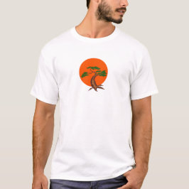 Bonsai-Sonnenuntergang T-Shirt