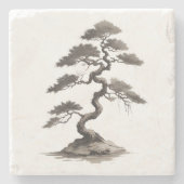 Bonsai Steinuntersetzer (Vorderseite)