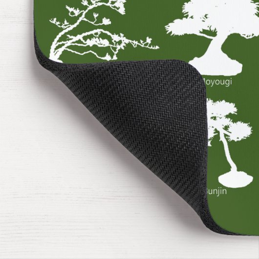 Bonsai Tree Basic Styles 10 Mousepad (Ecke)