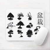 Bonsai Tree Basic Styles 10 Mousepad (Mit Mouse)
