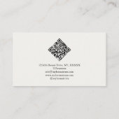 Bonsai Tree Botanische Pflanze Japanische Wasserfa Visitenkarte (Rückseite)