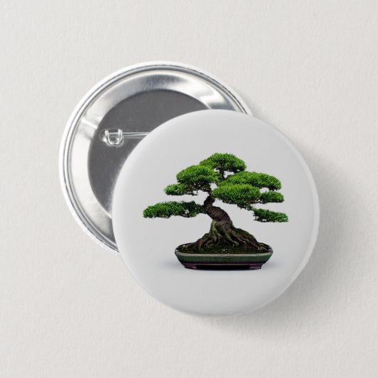 Bonsai Tree Button (Vorne & Hinten)
