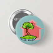 Bonsai Tree Button (Vorne & Hinten)
