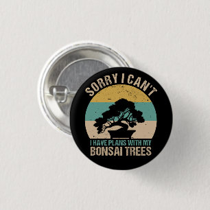 Bonsai Tree - Coole Pflanze im Freien Button