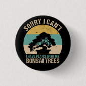 Bonsai Tree - Coole Pflanze im Freien Button (Vorderseite)