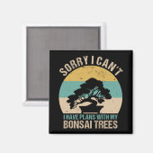 Bonsai Tree - Coole Pflanze im Freien Magnet (Vorderseite/Rückseite)