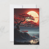 Bonsai Tree Dankeskarte (Vorderseite)