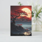 Bonsai Tree Dankeskarte (Stehend Vorderseite)