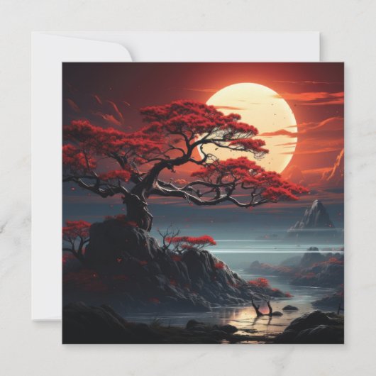 Bonsai Tree Einladung (Vorderseite)