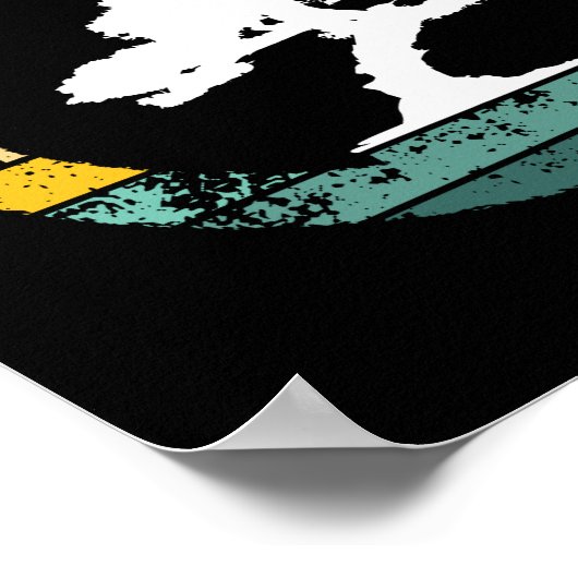 Bonsai Tree Enso Circle Poster (Ecke)