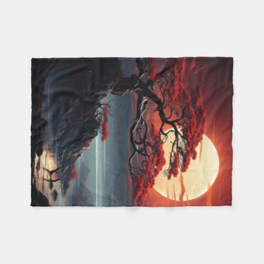 Bonsai Tree Fleecedecke (Vorderseite (Horizontal))