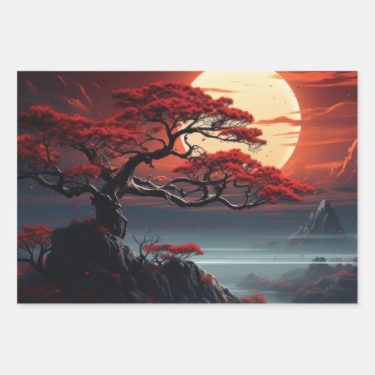 Bonsai Tree Geschenkpapier Set (Vorderseite 2)