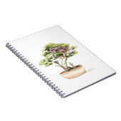 Bonsai Tree Illustration Notizblock (Rechte Seite)