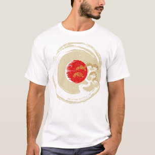 Bonsai Tree im japanischen Zen-buddhistischen Enso T-Shirt