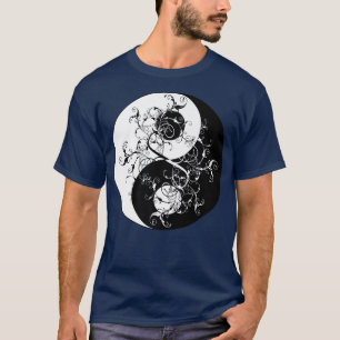 Bonsai Tree in Japanisch Yin Yang Symbol Buddhist  T-Shirt