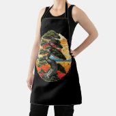 Bonsai Tree in Japanisch Zen buddhist Enso Circle Schürze (InSitu)