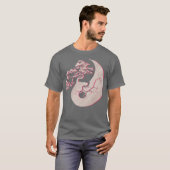 Bonsai Tree Japanische Tradition Yin Yang Zen Yoga T-Shirt (Vorne ganz)