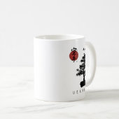 Bonsai Tree Karate Design - Uechi Ryu Instructor Kaffeetasse (VorderseiteRechts)