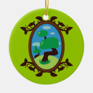 Bonsai Tree Keramik Ornament