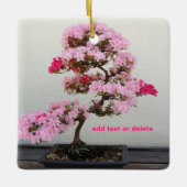 Bonsai Tree Keramikornament (Vorderseite)