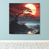 Bonsai Tree Leinwanddruck (Insitu (Holzboden))