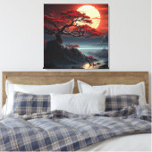 Bonsai Tree Leinwanddruck (Insitu (Schlafzimmer))