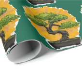Bonsai Tree Lover Geschenkpapier (Rolleneckpunkt)