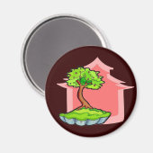 Bonsai Tree Magnet (Vorderseite/Rückseite)