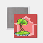 Bonsai Tree Magnet (Vorderseite/Rückseite)
