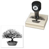Bonsai Tree mit Blätter Gummistempel (Stempel)