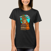 Bonsai Tree Monk Middle Finger Create Bonsai T-Shirt (Vorderseite)