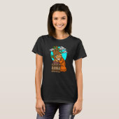 Bonsai Tree Monk Middle Finger Create Bonsai T-Shirt (Vorne ganz)