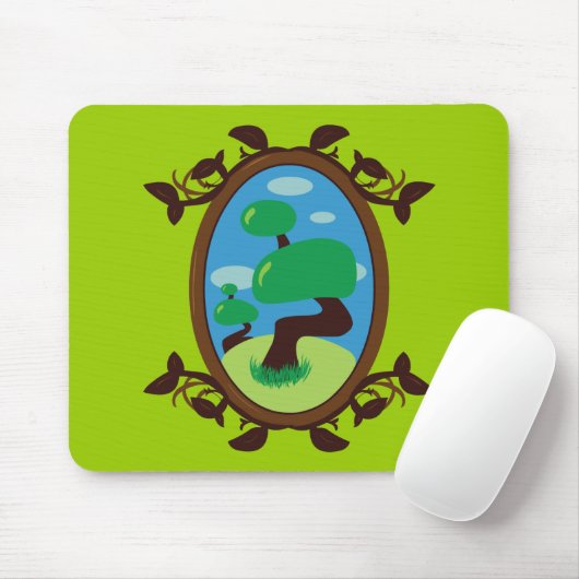 Bonsai Tree Mousepad (Mit Mouse)