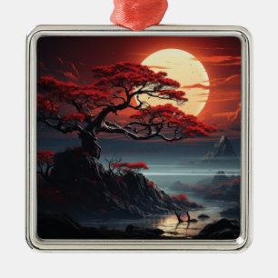 Bonsai Tree Ornament Aus Metall
