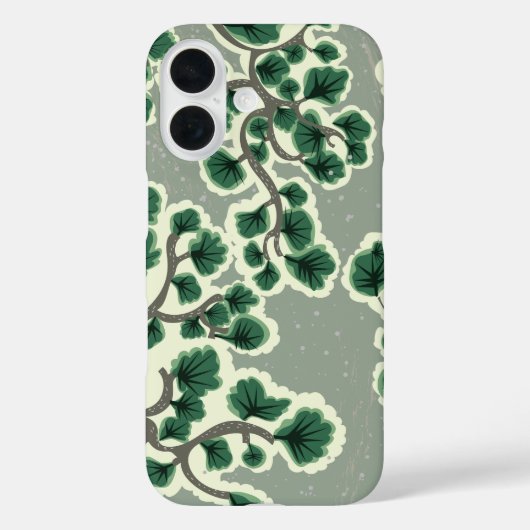 Bonsai Tree Pattern Case-Mate iPhone Hülle (Rückseite)