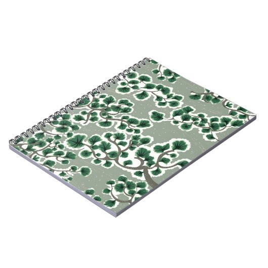 Bonsai Tree Pattern Notizblock (Linke Seite)