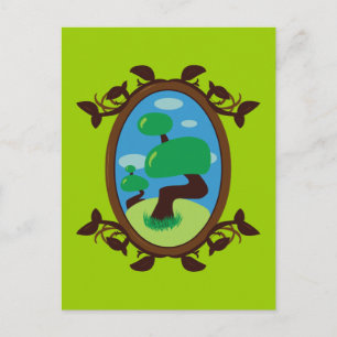 Bonsai Tree Postkarte