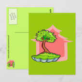 Bonsai Tree Postkarte (Vorne/Hinten)