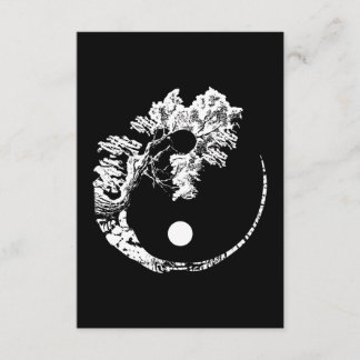 Bonsai Tree Print Zen Spirit Yin Yang Japanisch Begleitkarte