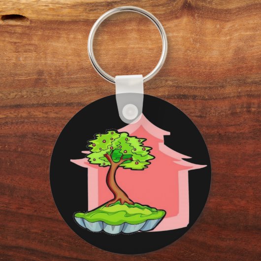 Bonsai Tree Schlüsselanhänger (Vorderseite)
