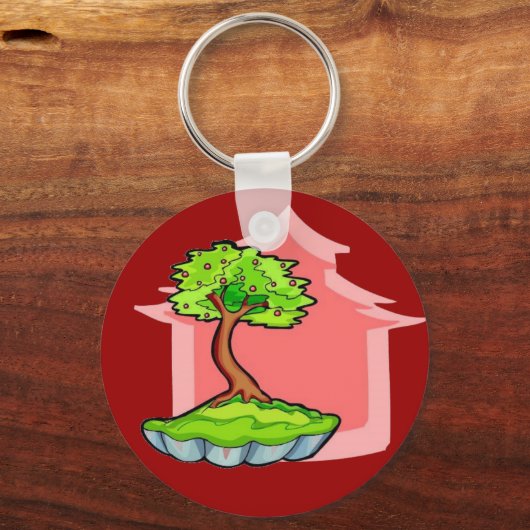 Bonsai Tree Schlüsselanhänger (Vorderseite)