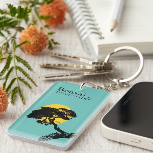 Bonsai Tree Schlüsselanhänger (Vorderseite rechts)