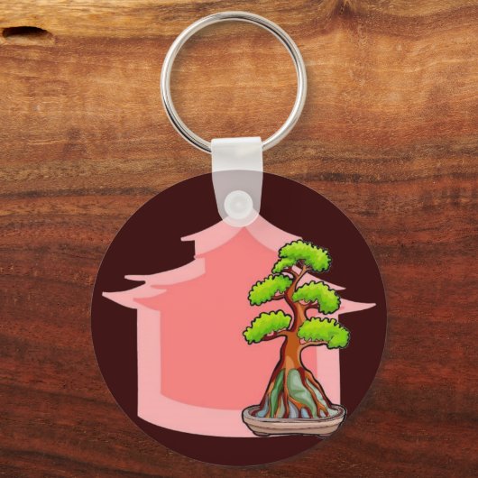 Bonsai Tree Schlüsselanhänger (Vorderseite)