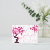 Bonsai Tree Stylish Wedding Party Platzkarte (Stehend Vorderseite)