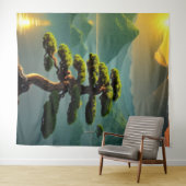 Bonsai Tree Tapestry Wandteppich (Beispiel (Horizontal))