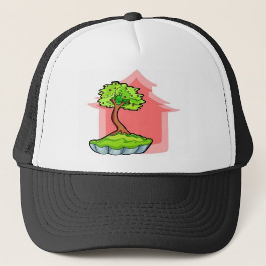 Bonsai Tree Truckerkappe (Vorderseite)